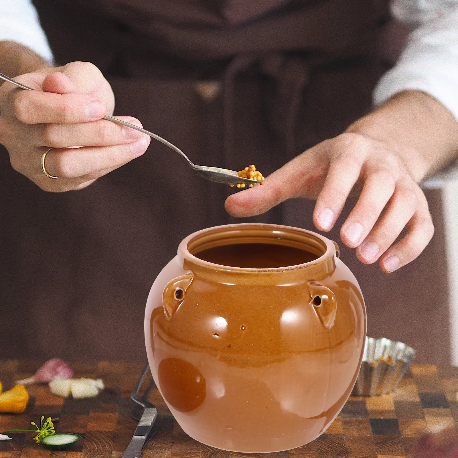 Szczelny ceramiczny słoik na p – Kitchen Gadgets Vintage recenzja i cena