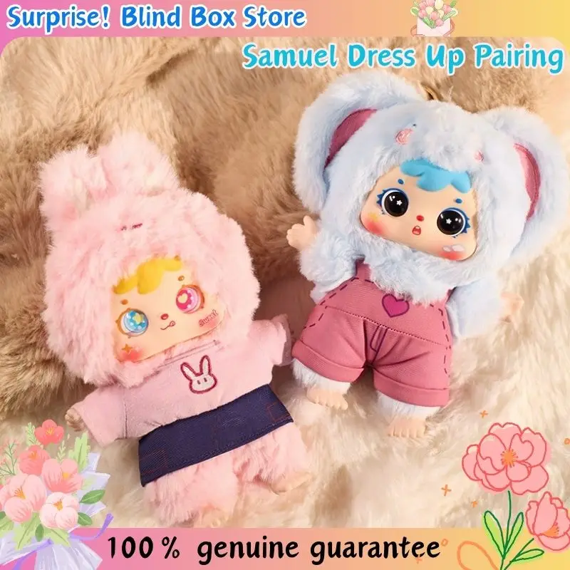 

Samuel Dress Up Pairing Series Blind Box Vinyl Plush Mystery Box Handmade Cute Doll Pendant Desktop Decoration Christmas Gift