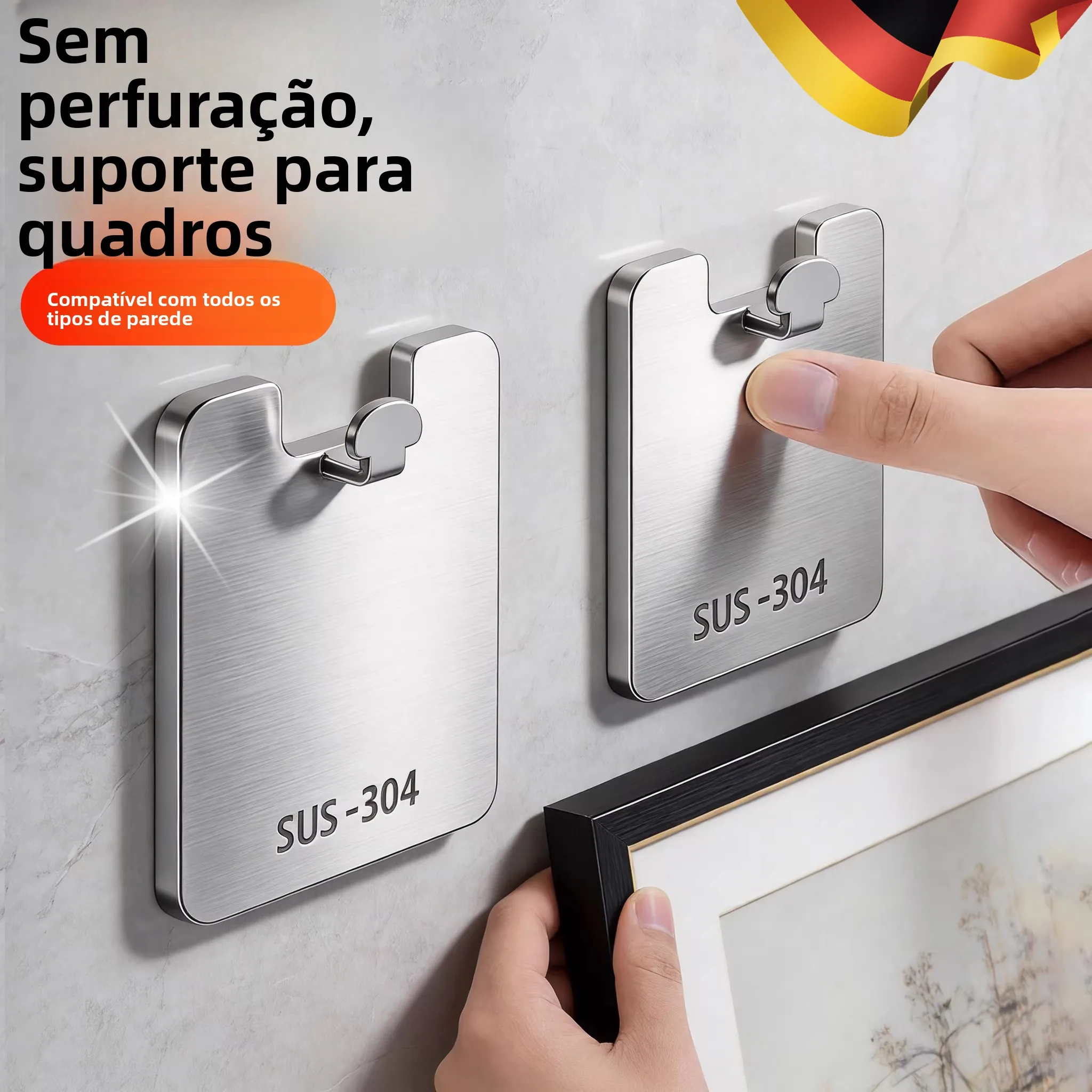 stainless-steel-adhesive-hooks-for-hanging-paintings-no-drilling-required-strong-load-bearing-latex-paint-special-picture-fra