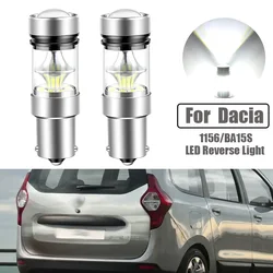 2pcs LED Reverse Light Blub P21W BA15S 1156 Canbus Backup Lamp For Dacia Dokker 2012-2018 Duster Lodgy Logan Sandero 2008-2017