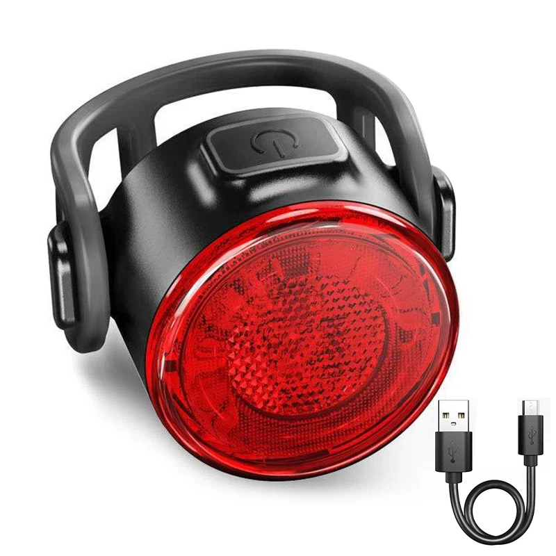 CYCLAMI Bicycle Taillights Waterproof MTB Bike Lamp Battery Powered Warning Cycling Tail Light LED Headlight Rear Lamp