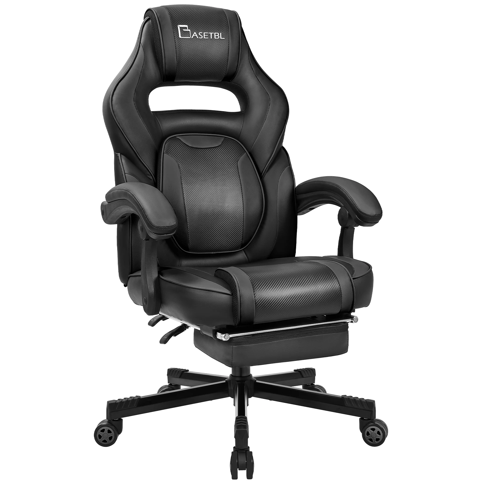 EFU-F009 Gaming Chair Executive Sport Office PU Leather Chair With Footrest Armrest Headrest Racing Chair