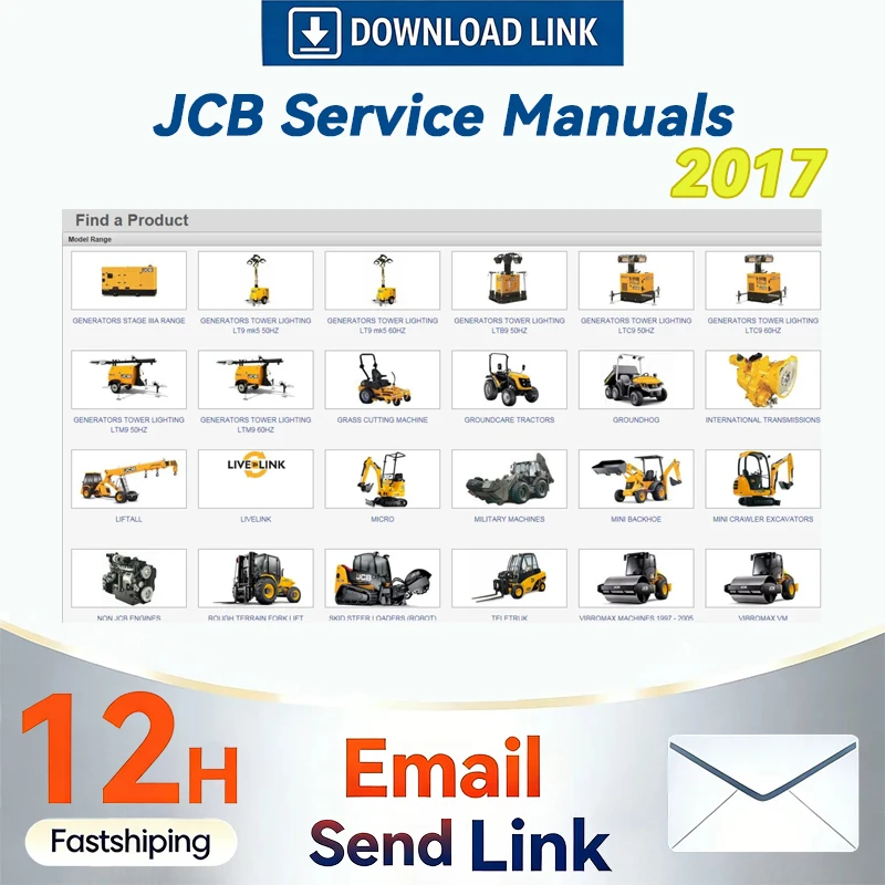 For JCB Service Manuals 2017 NEW for SPP 1.18.0001 and 2.00.0004 +KEYGEN