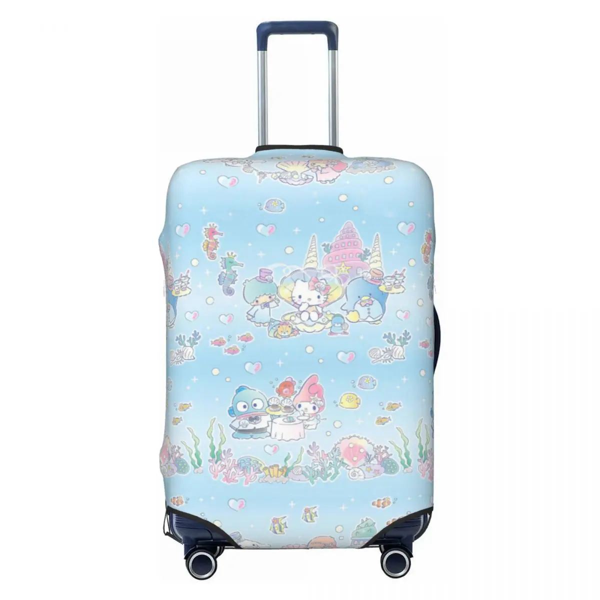 

Custom Hangyodon Cartoon Suitcase Cover Dust Proof Luggage Covers Protector for 18-32 inch