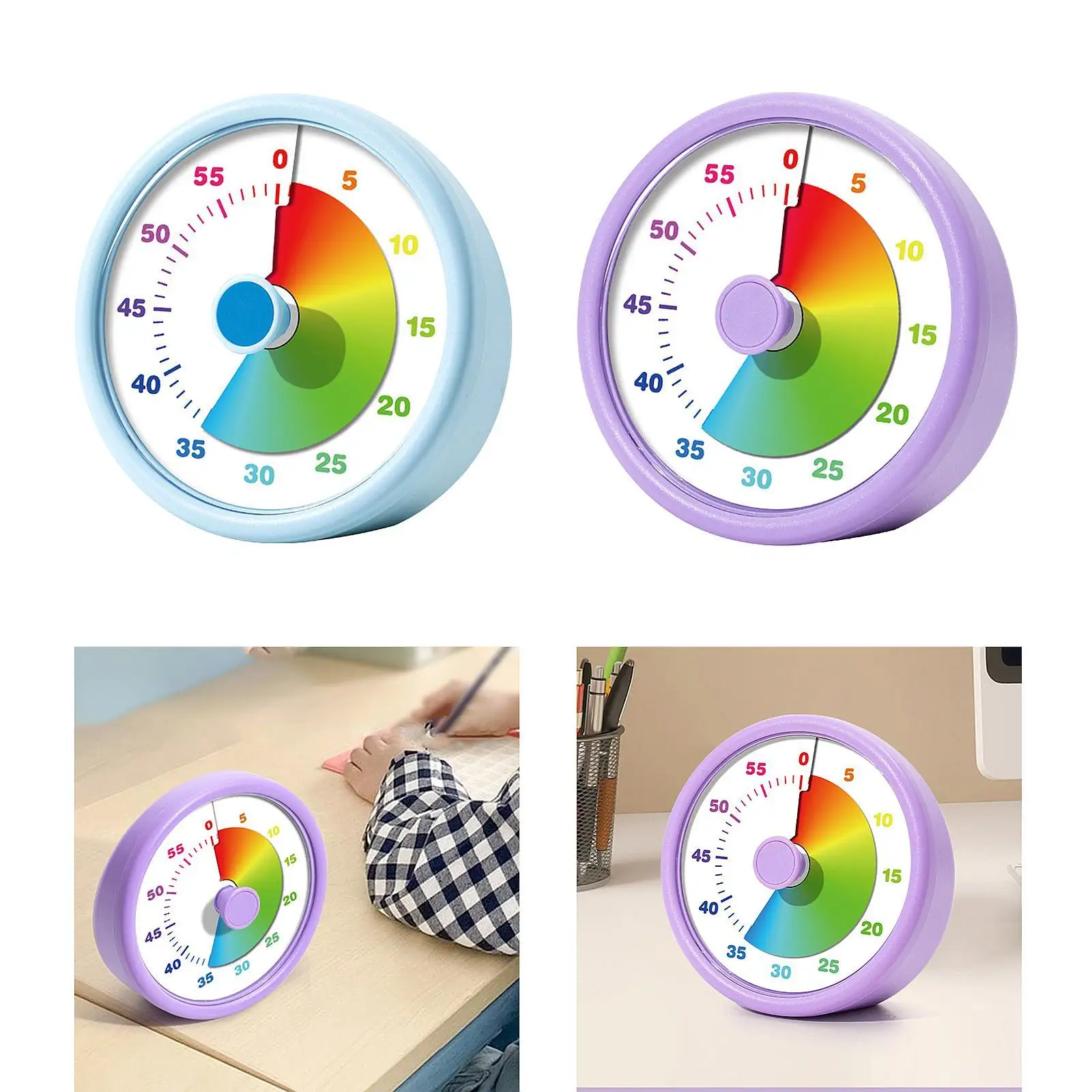 مؤقت بصري لمدة 60 دقيقة، أداة دراسة للتعليم المنزلي، ساعة منبه غير موقوتة، تذكير المهام للبالغين، الأعمال المنزلية، الطبخ، الأطفال، الخبز #1