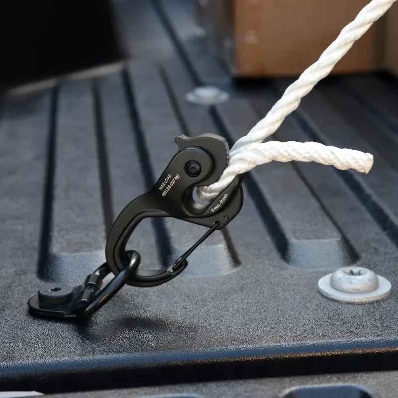 Tent Rope Adjuster Rustproof Aluminum Alloy Quick Release Self-Locking Lightweight Portable Outdoor Camping Accessories 4
