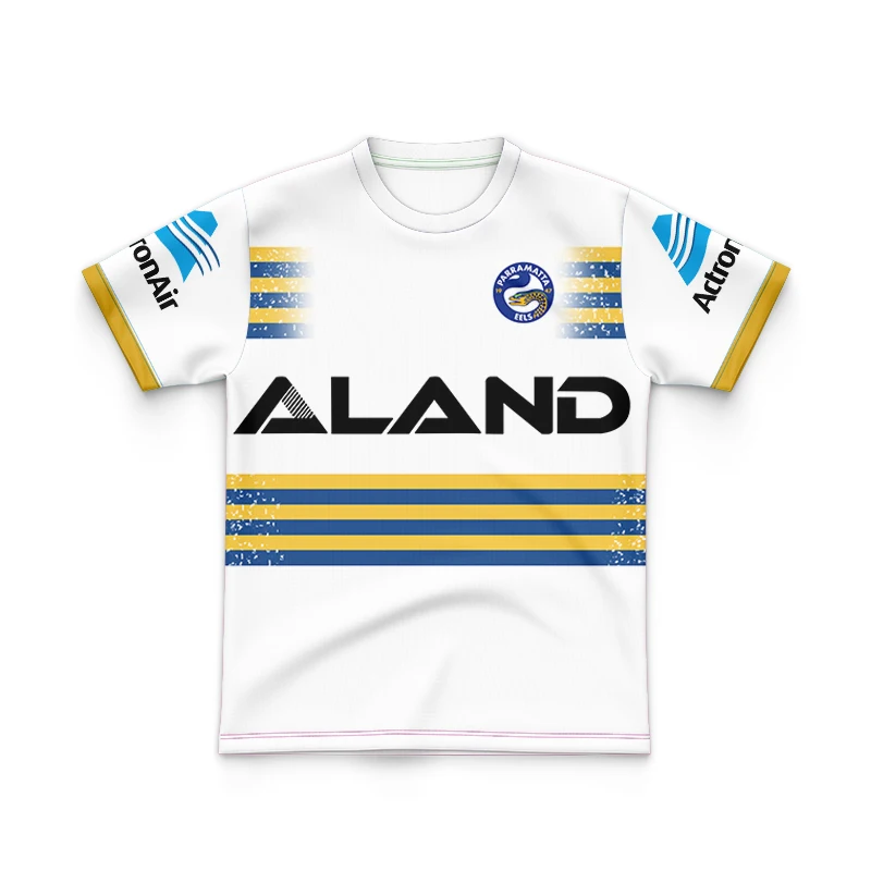 Camiseta de Rugby para niños, Parramatta, Eels, casa y exterior, Vintage, camisa de pesca, Legión, 2024