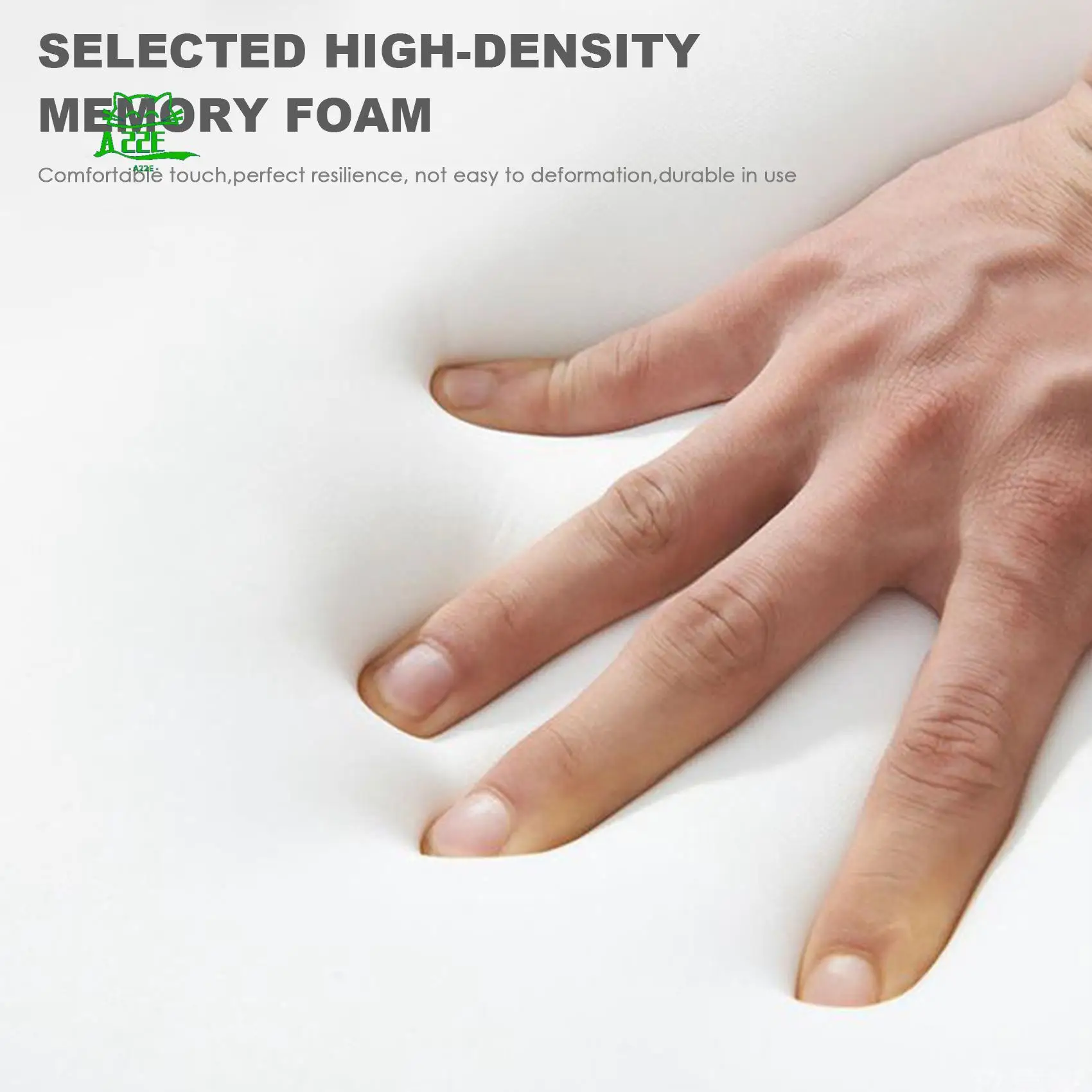 

A22E-Automobile Seat Leather Leg Pad Support Extension Mat Soft Foot Support Leg Leather Cushion Knee Pad Memory Universal