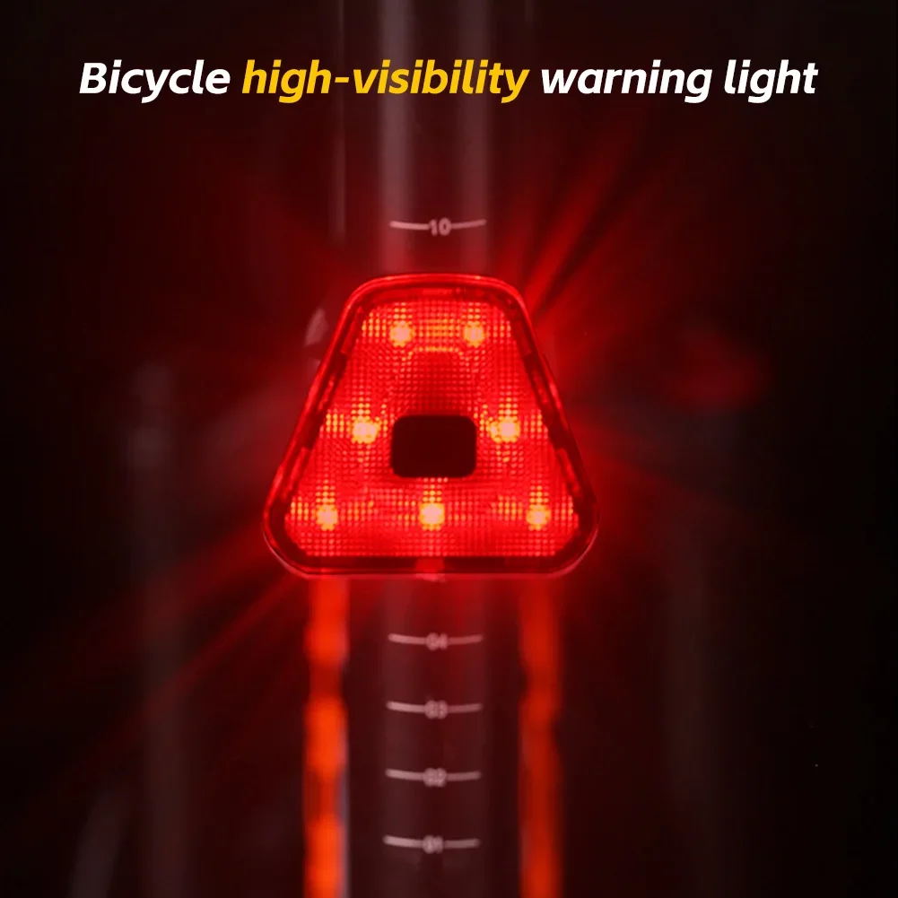 

360 ° Вращающиеся фонари для горного велосипеда, высокая яркость, задний фонарь для езды, фиксированный многорежимный сигнальный светильник для езды