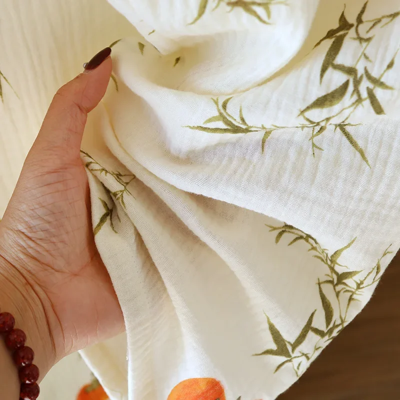 طقم بيجامة نسائي جديد لربيع وخريف 2025 100% كريب قطني بأكمام طويلة وسراويل طويلة مكونة من قطعتين ملابس منزلية ملابس نوم للسيدات #5