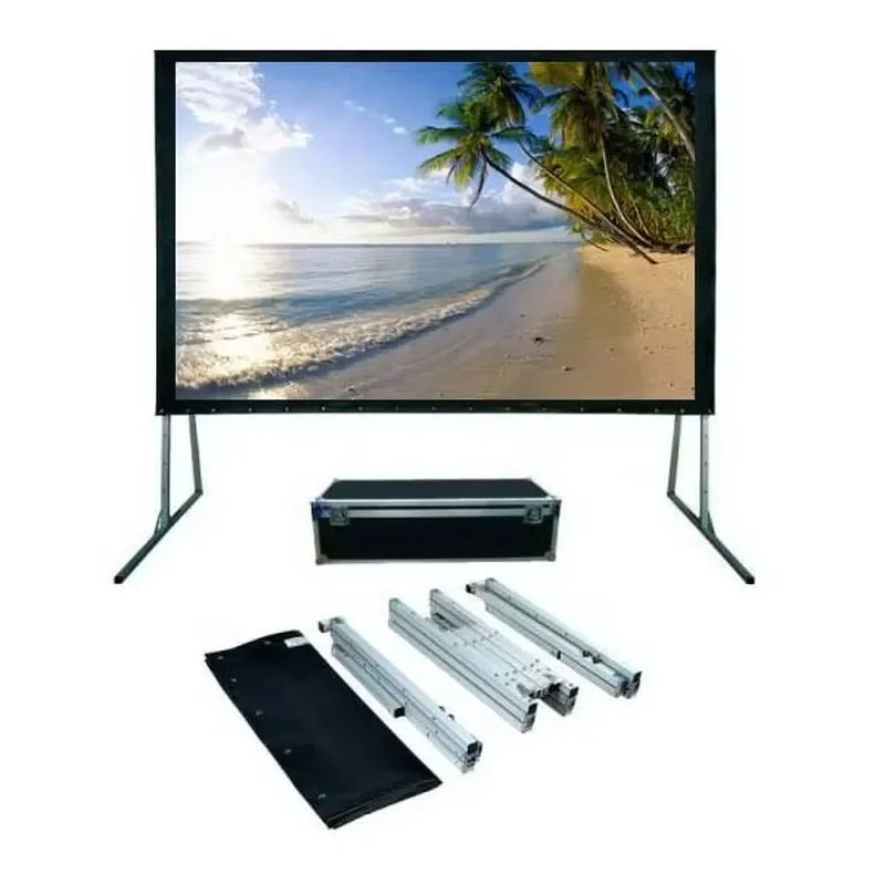 Factory Customization Fast Folding Projection Screen 220 Inch Projector Screen for Outdoor