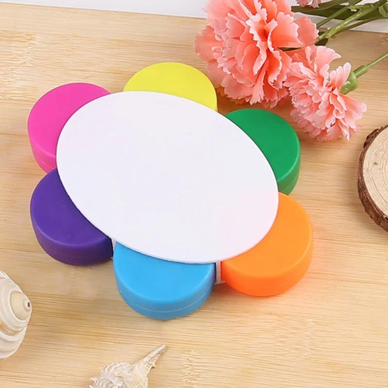 6 ألوان مائية قلم لوازم فنية للأطفال مجموعة رسم أقلام باستيل قرطاسية على شكل زهرة Kawaii مدرسة لوازم فنية رسم #6