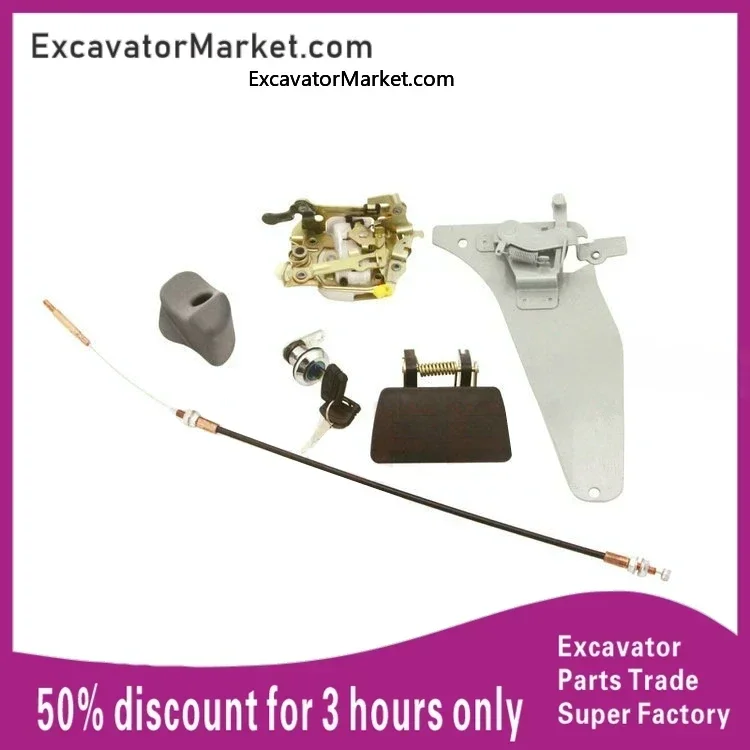 

For HITACHI ZX EX120-6/ZAX200-6 Direct injection Cab door lock assembly excavator accessories For excavator