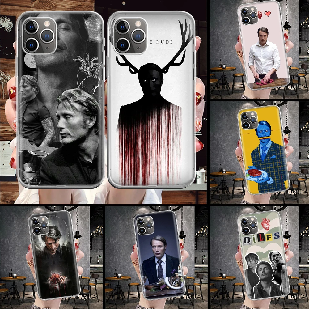 Hannibal Movie Soft Phone Case For IPhone 11 13 16 Pro MAX 15 + 14 Plus 12 Mini X XS Apple 8 7 SE Fundas Coque 11 12 13 14 Pro M