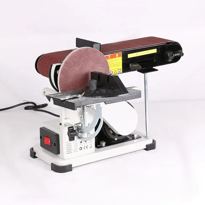 Supply Woodworking Machinery Sand Belt Polishing Small Electric Polishing Machine Desktop Fixed Angle Sharpening Cutting Tool