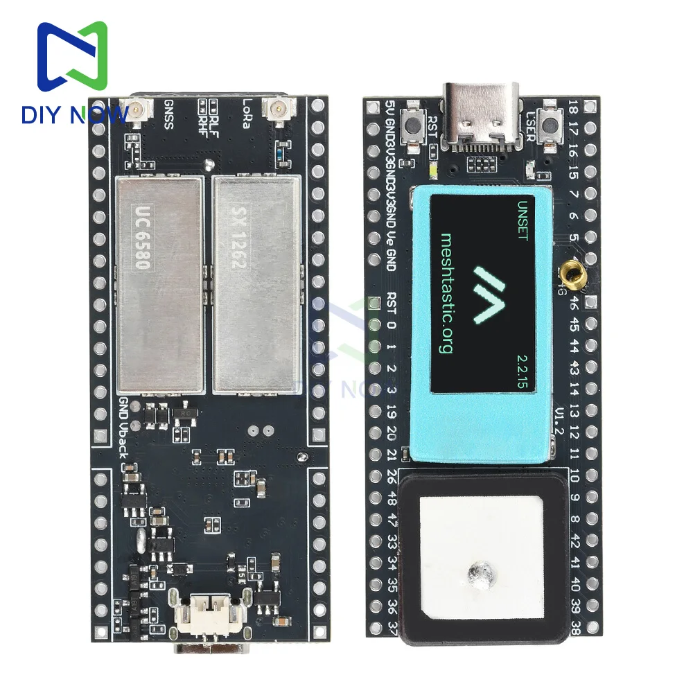 

ESP32 S3FN8 LoRa Местластичный сетевой трекер активности Wi-Fi Bluetooth GPS трекер 0,96-дюймовый ЖК-дисплей для велосипеда, детского автомобиля для домашних животных