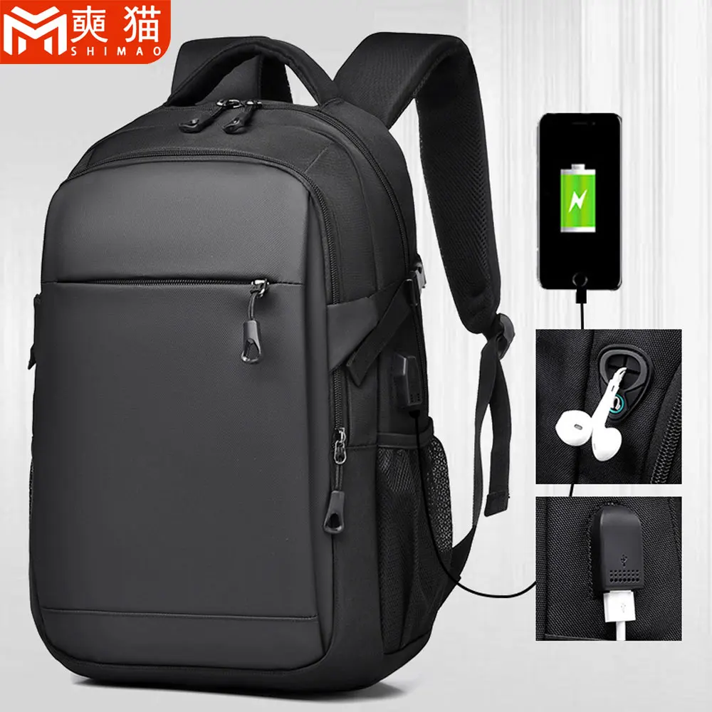 الأعمال تخفيف حقيبة الكمبيوتر المحمول الرجال الهدايا العصرية عارضة النايلون للماء سعة كبيرة العمل حقيبة مدرسية حقيبة السفر الرجال #1