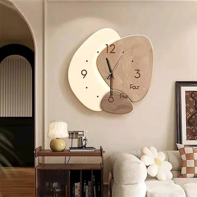 

Elegant Nordic Style Wall Clock Unusual Quiet Large Gaming Room Wall Clock Decoration Aesthetic Reloj De Pared Decorations Home