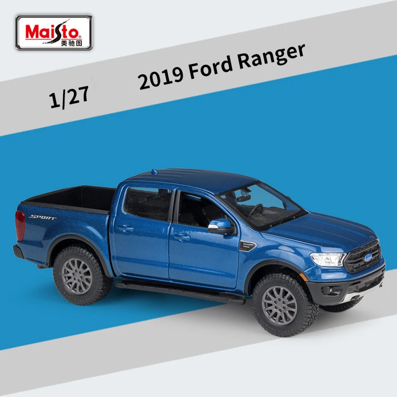 Maisto 1:27 Ford Ranger 2019 Picku alliage voiture moulé sous pression et jouet véhicules modèle de voiture Miniature échelle modèle voiture jouet pour les enfants