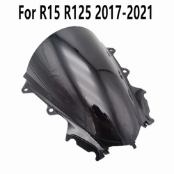 Black Clear Windscreen Windshield For Yamaha R125 2017-2018-2019-2020-2021 High Quality Convention Fit YZF Wind Deflectore