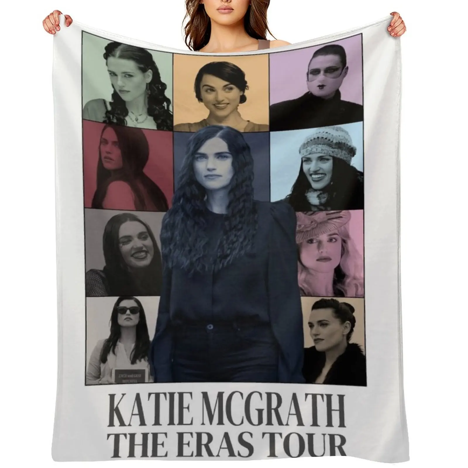 

Katie McGrath's Eras Poster Throw Blanket warm winter Soft Big Designers Sofa Throw Blankets