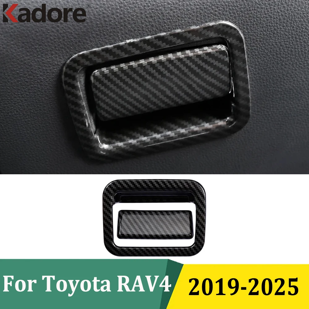 Für Toyota RAV4 RAV 4 2019 2020 2021 2022 2023 2024 2025 Handschuhfach-Griffabdeckung Zierleiste Innenraum Auto-Zubehör