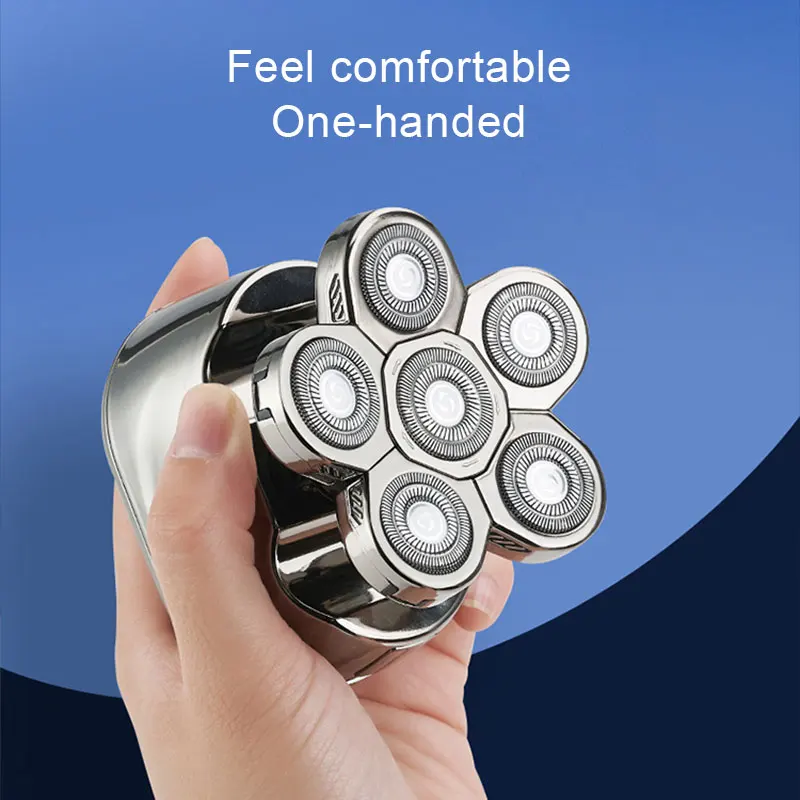 تصميم جديد فريد من نوعه PX7 مستوى مقاوم للماء للسفر المحمول للاستخدام المنزلي للرجال ماكينة حلاقة صغيرة للجسم 6 في 1 ماكينة حلاقة إلكترونية قابلة لإعادة الشحن