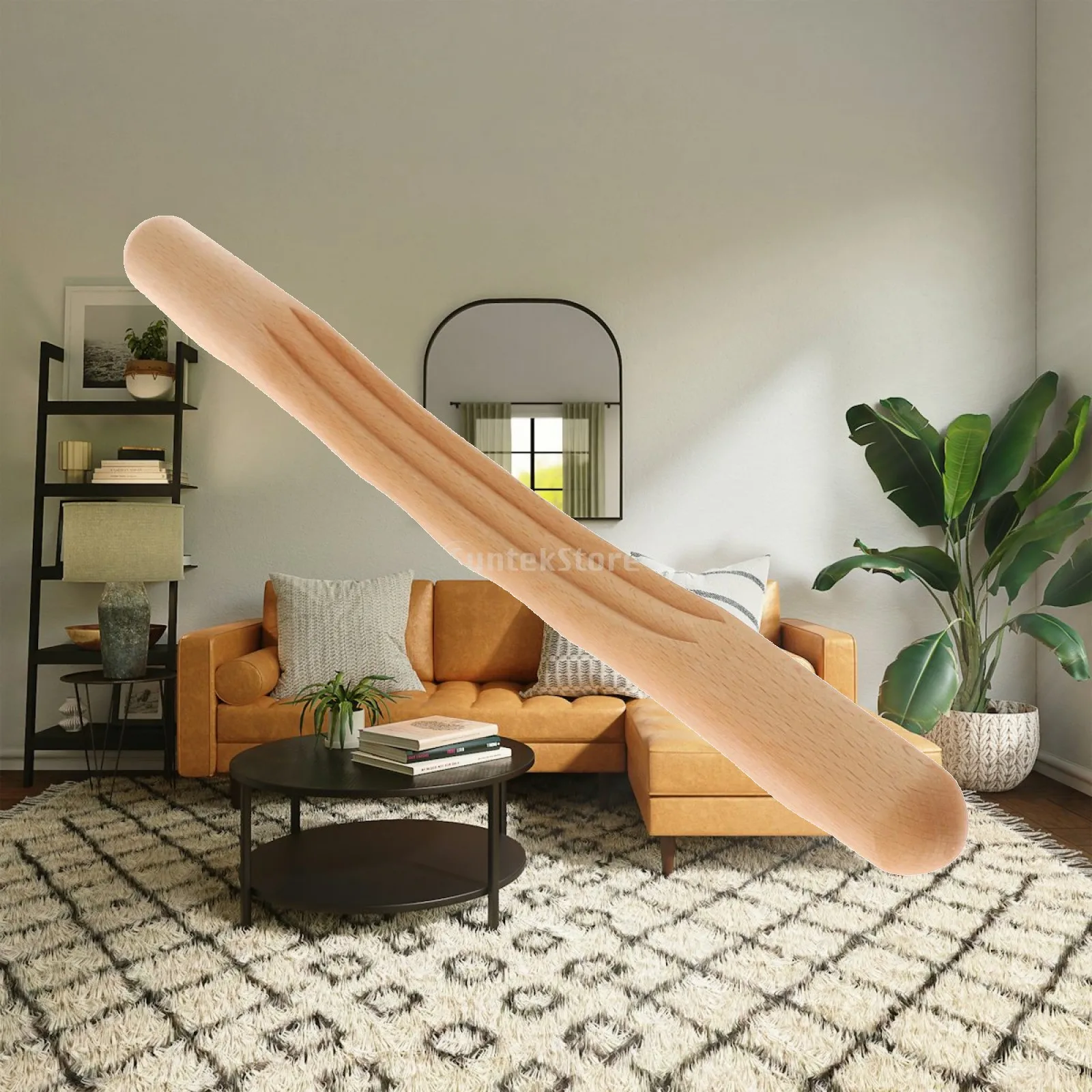 

Wooden Gua Sha Scraping Massage Stick Manual Roller Tool for Anti Cellulite and Full Body Care