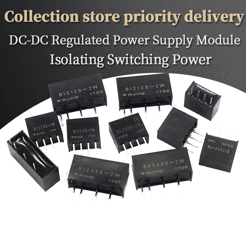 DC-DC Regulated Power Supply Module Isolating Switching Power DC-DC B0505S/9/12/24S-1W B1205/ 5V 9V 12V 24V