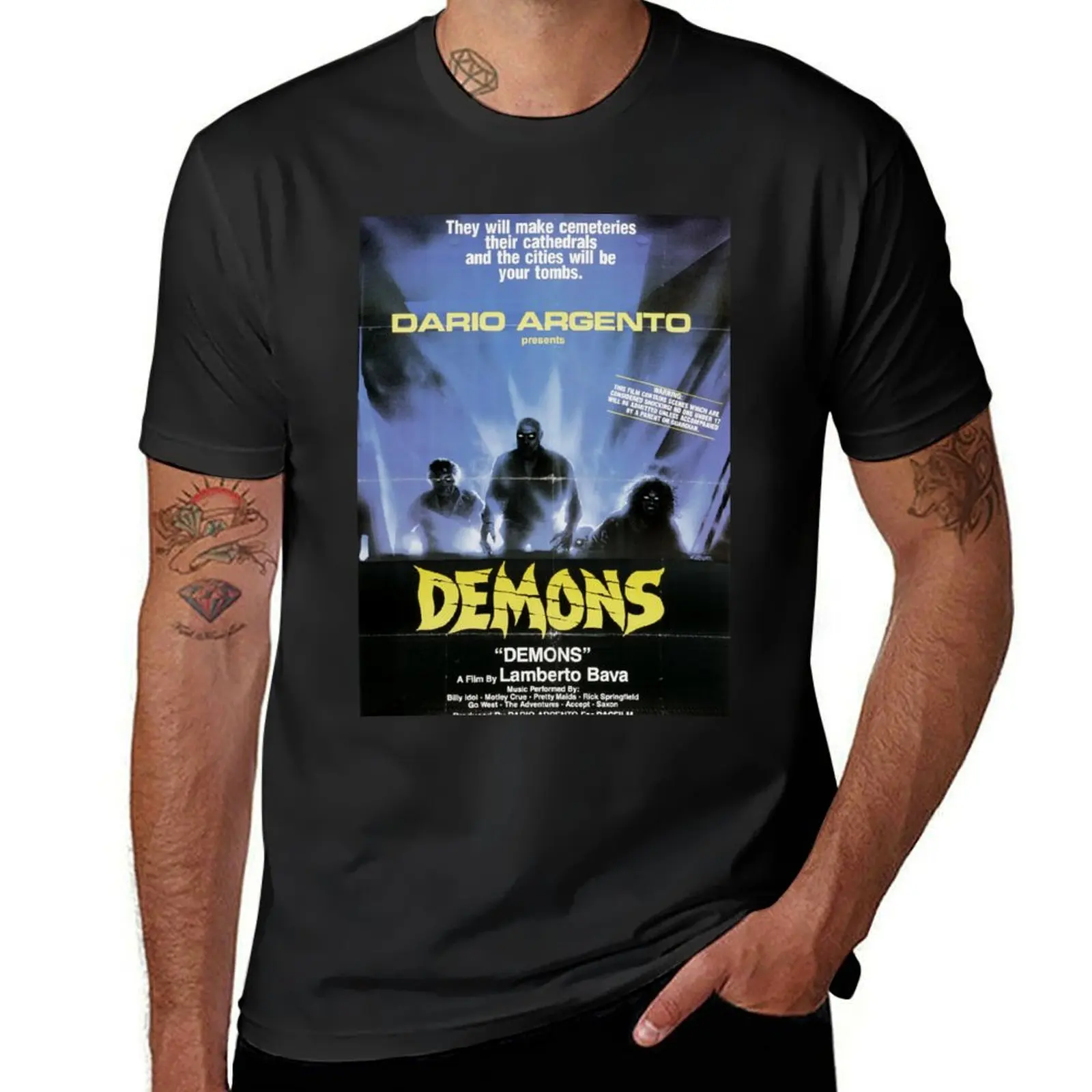 

Dario Argento's Demons T-Shirt customs summer clothes hippie clothes t shirt for men