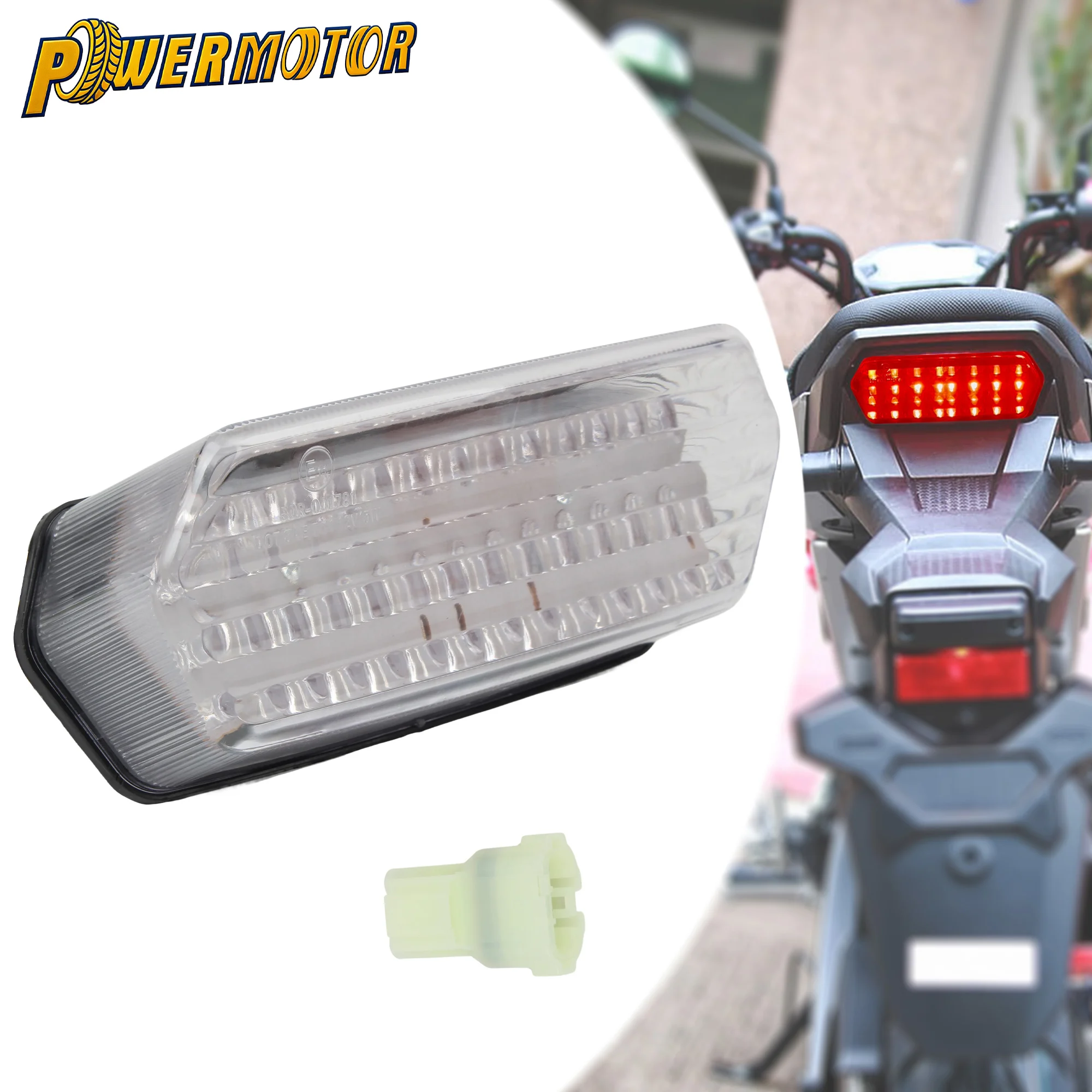 

For Honda MSX125 CBR650F CTX 700 700N Motorcycle LED Tail Light Brake Indicator Lamp Turn Signal Taillight Assembly Accessories