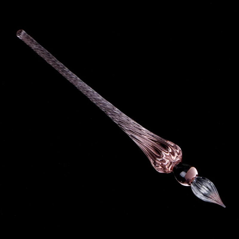 빈티지 글라스 딥핑 펜 시그니처 필링 잉크 만년필 선물 상자 포함