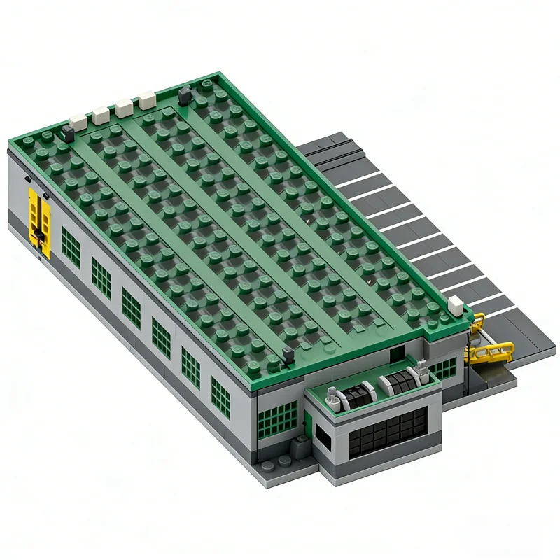 15273 pièces MOC paysage de rue modulaire centre logistique ville Cargo modèle blocs de Construction jouets de Construction cadeaux de noël enfants