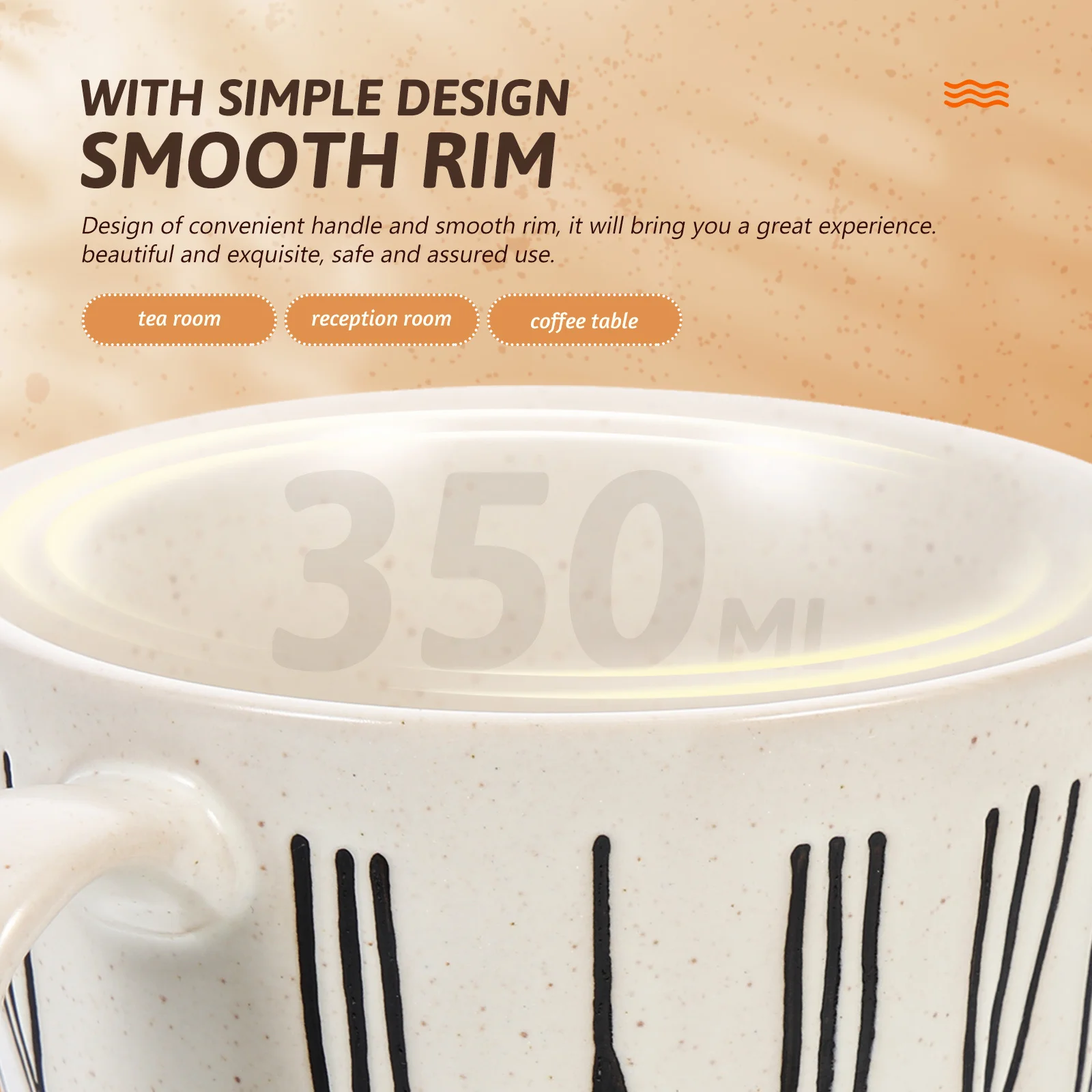 

Бытовая кружка для латте, керамическая чашка, красивый изысканный дизайн, расслабляющий ароматический кофе, удобная ручка