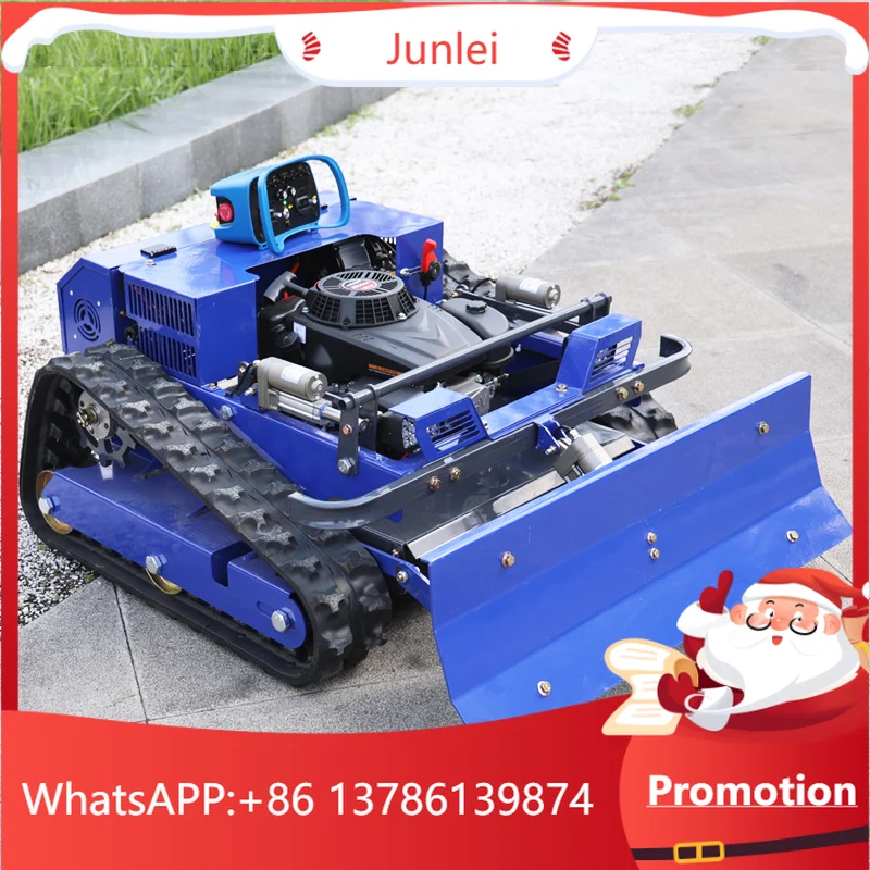 

Wholesale Lawn Mower with Snowblade Garden Grass Cutter and Snow Plow Cheap Remote Control Lawn Mower
