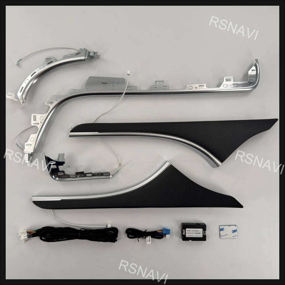 For Mercedes-Benz C-Class W206 2022-2025 Saddle and Center Console Ambient Light Kit Interior Accent Lighting Upgrade Components