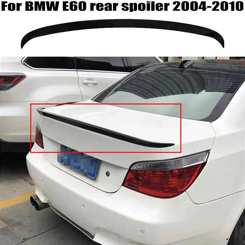 

For BMW 5 Series E60 2004-2010 M5 Style ABS Plastics Rear trunk cover spoiler Rear wing Airfoil Exterior parts Accessories