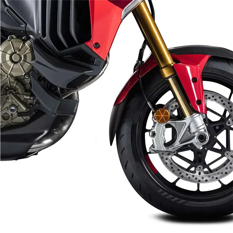 

AU28-Motorcycle Accessories Fender Fender Extension Mudguard For Ducati Multistrada V4 Pikes Peak 2021 2022 2023
