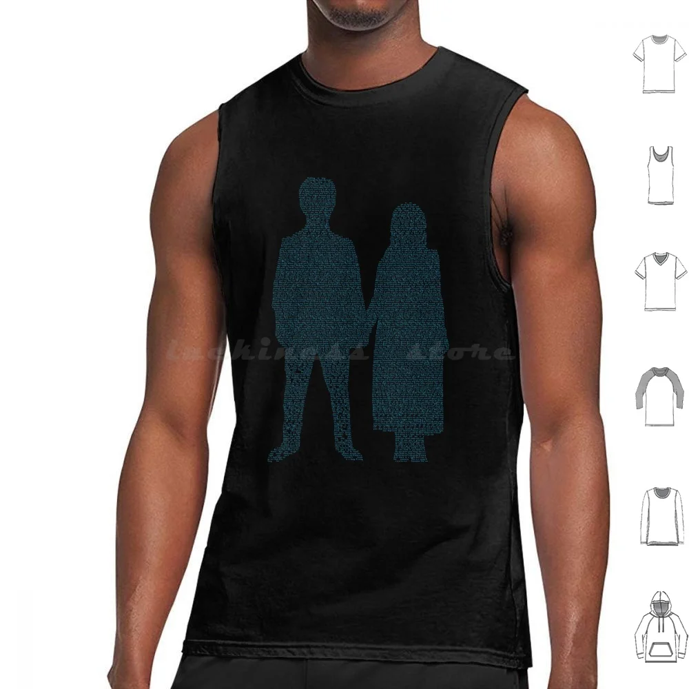 Canciones de experiencia silueta lírica azul negro camisetas sin mangas estampado algodón música álbum cubierta canciones canciones de experiencia Soe