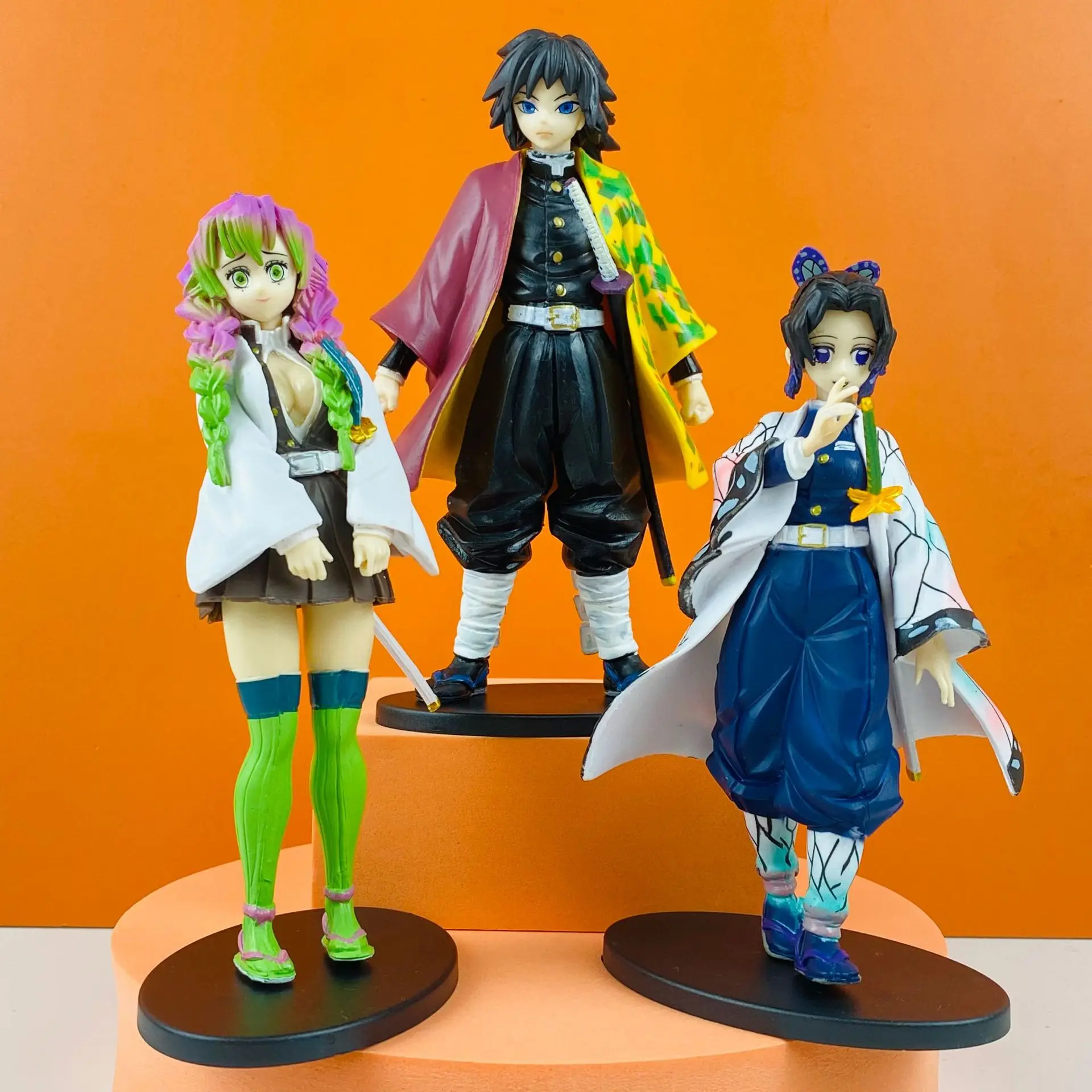 14Style 15-19CM Demon Slayer Anime Figure Kamado Tanjirou Action Agatsuma Zenitsu Nezuko Warrior No Yaiba Kimetsu PVC Model Toys