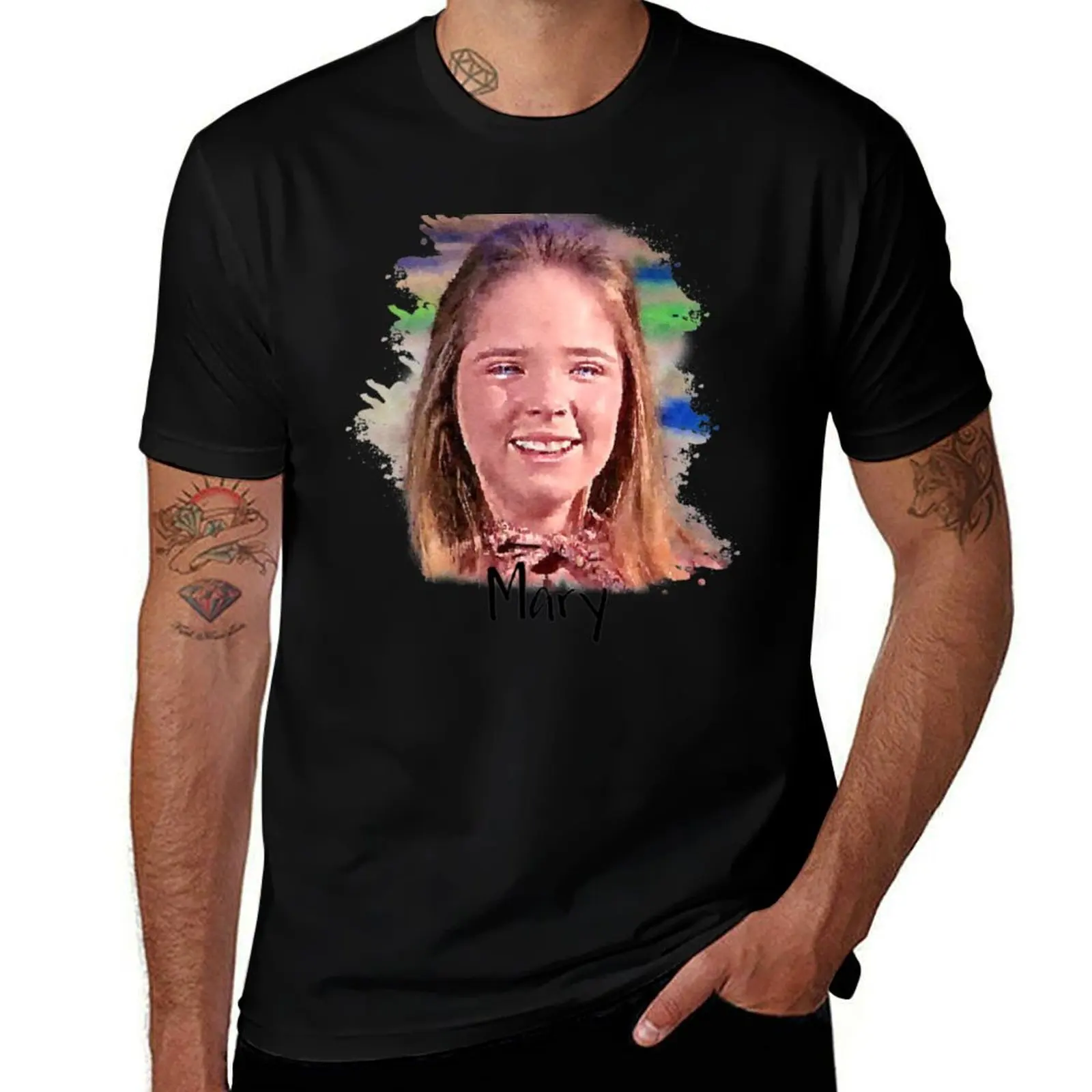 Mary Ingalls Little House on the Prairie T-Shirt Soft Lightweight Cotton T-Shirt