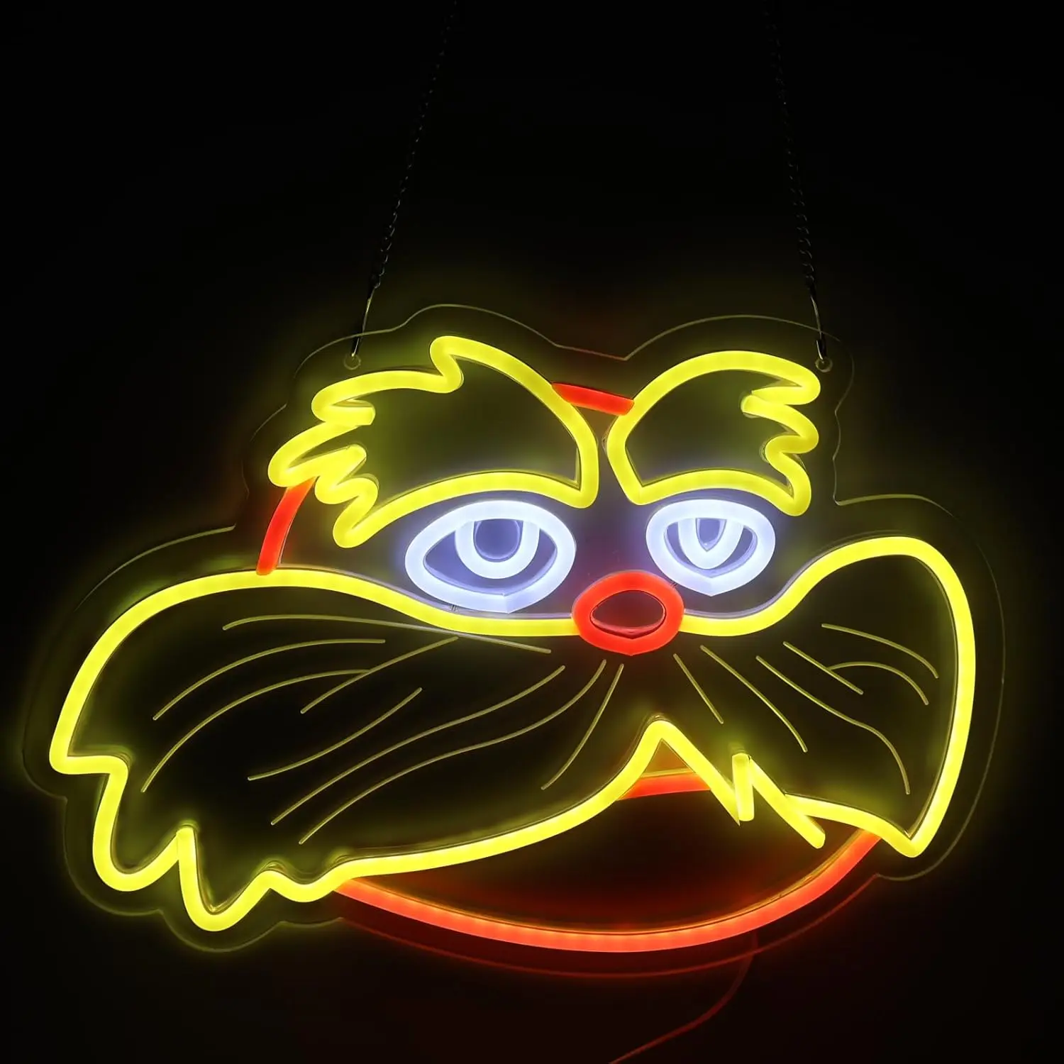 LED ضوء النيون قصة سحرية ضوء النيون جدار ديكور للرجل الكهف لعبة غرفة نوم حفلة بار نادي هدية للطفل USB بالطاقة #4