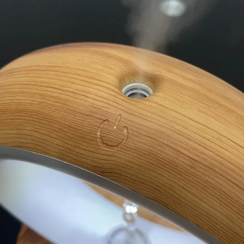 مرطب قطرة الماء المضاد للجاذبية، سعة كبيرة 680 مل مع ضوء ليلي LED، مرطب قطرة المطر، رذاذ بارد، لغرفة النوم