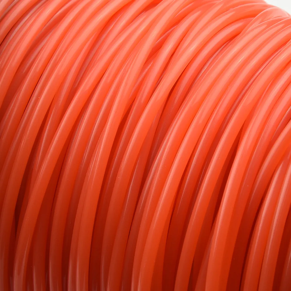 1pcs Electric Lawn Mower Trimmer Line 50m*2.7mm Nylon Garden Grass Brush Cutter Spiral Rope Lawn Mower Tool Accessories