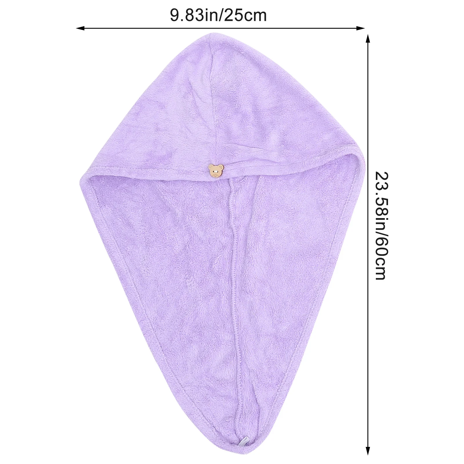 3 قطعة قبعة التجفيف السريع لينة امتصاص الماء الأزرق الأرجواني الوردي حمام دش العناية بالشعر المنزل الصالة الرياضية رحلة غطاء تجفيف الشعر #4