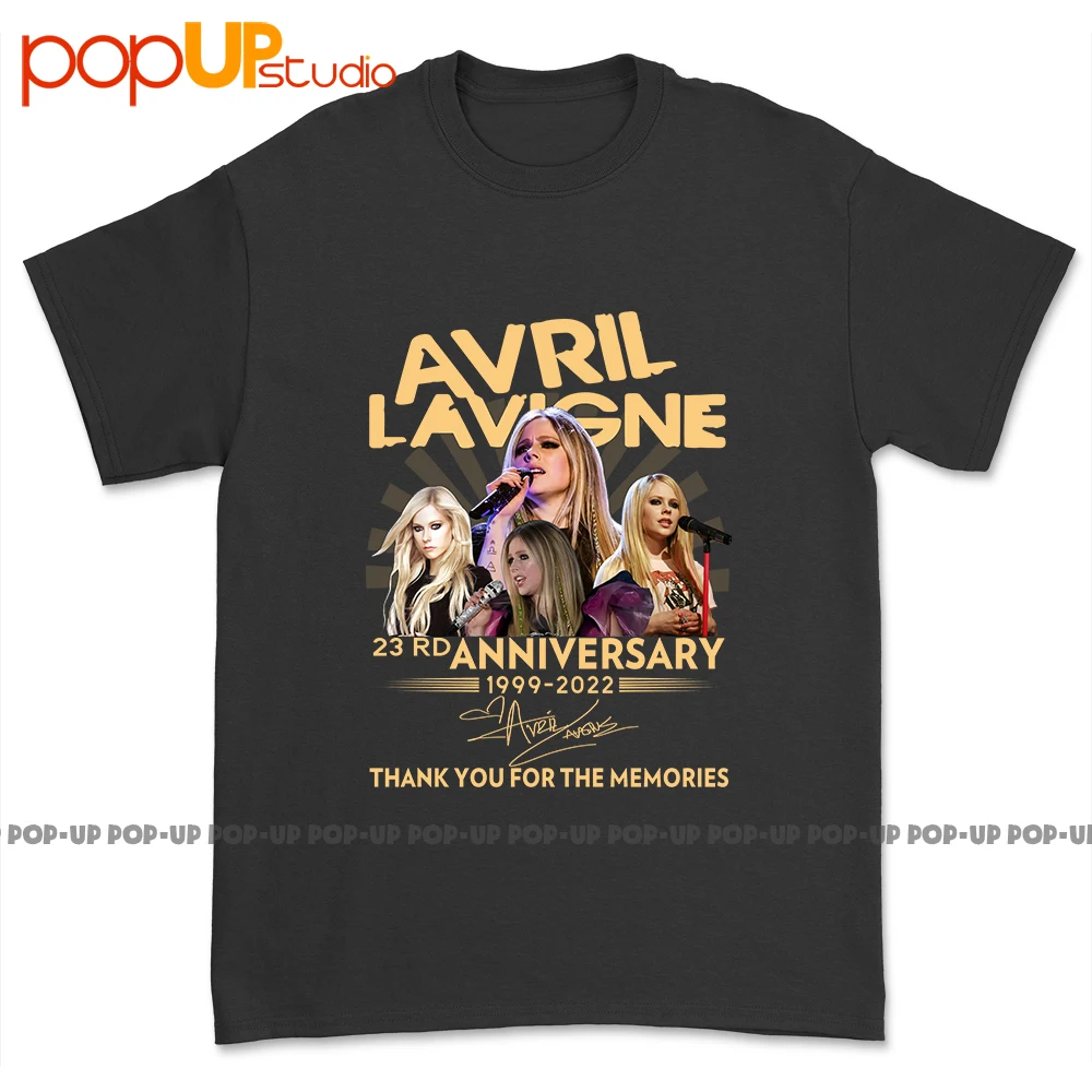 New Popular Thank You Avril Lavigne Black T-Shirt Full Size