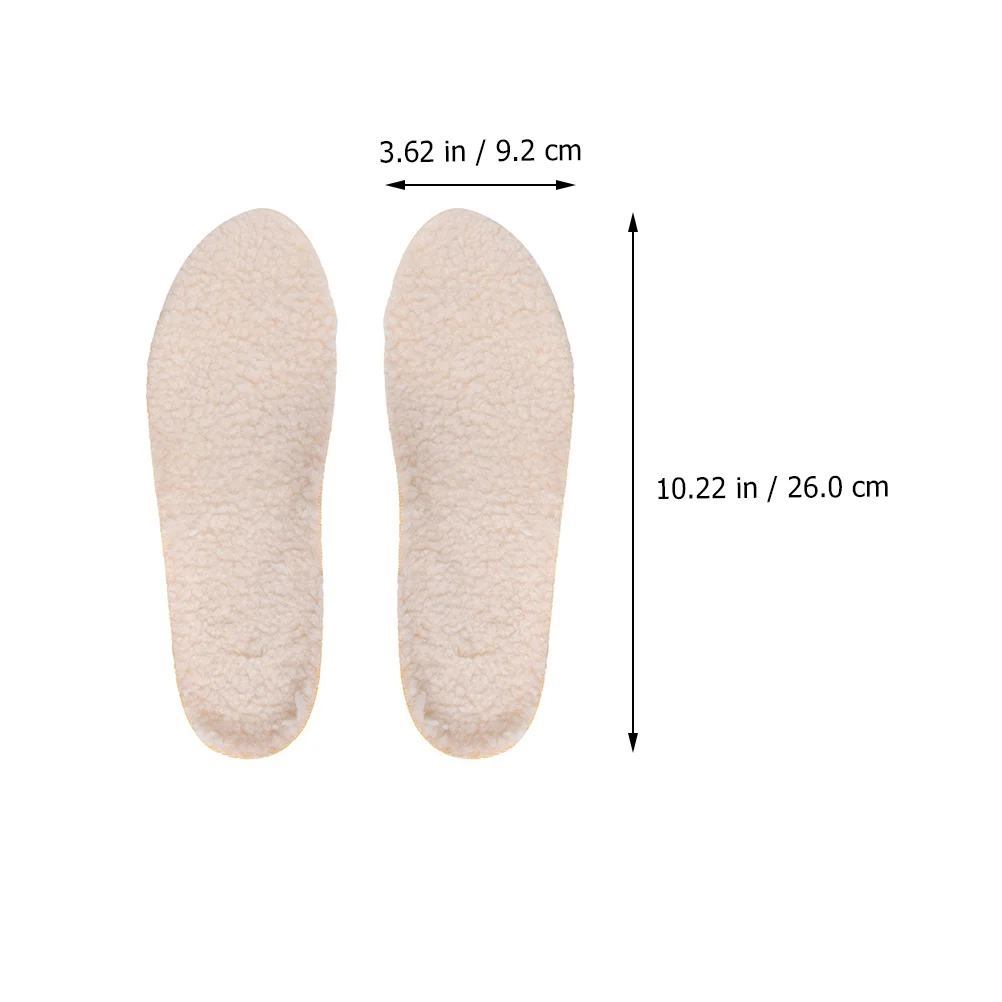 따뜻한 안창 양털 신발 패드 두꺼운 통기성 삽입 메모리 리바운드 EVA 라텍스 바닥 안티 압력 편안함