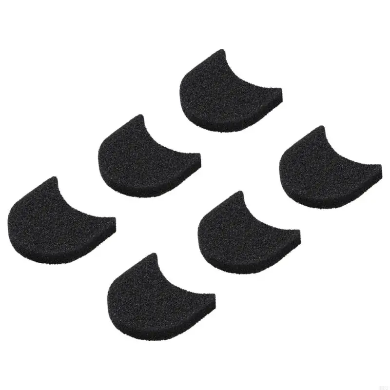 W8KE 6Pcs Microphone Windscreen Wind Foam Outdoor Windproof Filter for 360 GO 3S