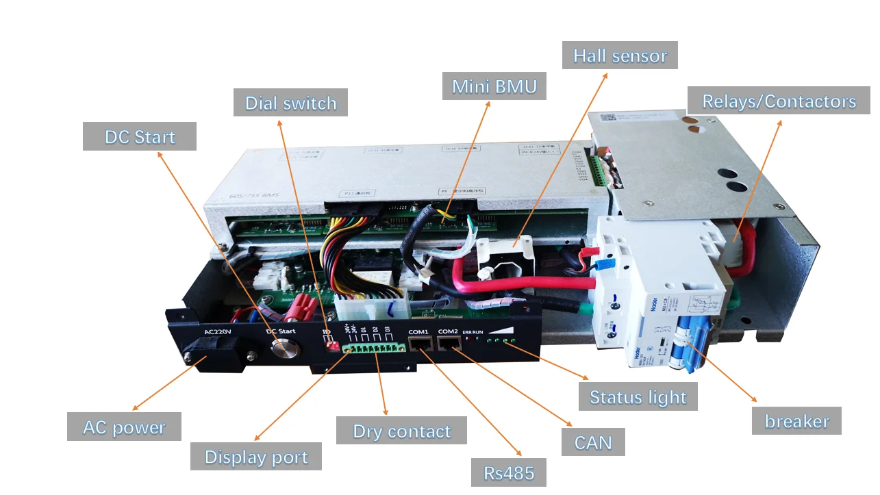GCE 64S 100A BMS LifePO4 Battery Management System BMS 30S 40S 60S 64S 75S Smart BMS for Lithium BESS UPS Solar Energy System