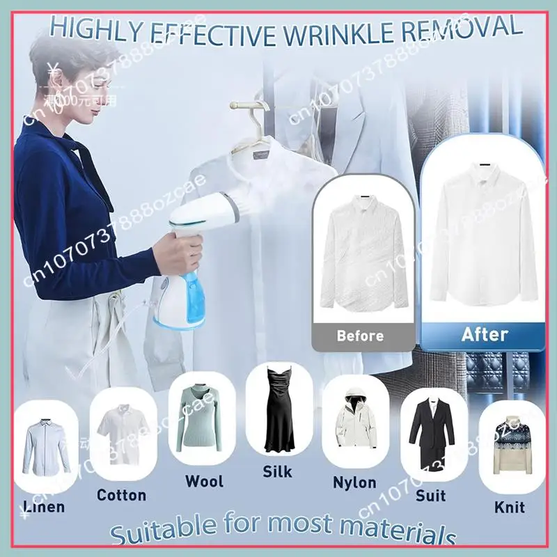 ماكينة كي بالبخار المحمولة بقابس الاتحاد الأوروبي A26P، مكواة بخار الملابس الكل في واحد للاستخدام المنزلي